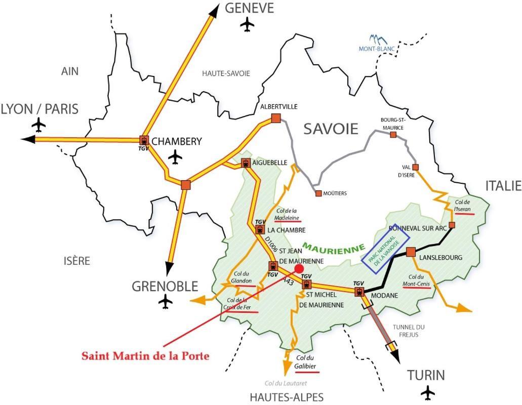 Gite Le Bec D'Aigle 2 Pers Saint-Martin-de-la-Porte Екстер'єр фото